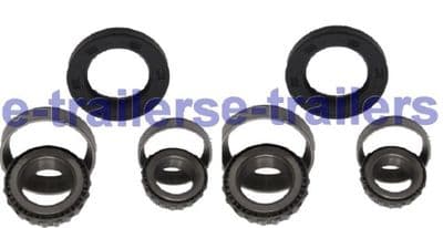 PEAK & MERIDITH EYRE 200 & 203mm DRUM BEARING KIT L44649 L44610 LM48548 LM48510