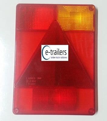 RIGHT Radex 6800 Replacement LENS Rear Trailer Lights Ifor Williams P6 Mk1