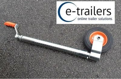 THE BEST - KARRT HEAVY DUTY 48mm RIBBED JOCKEY WHEEL ORANGE WITH TURN LOC SYSTEM