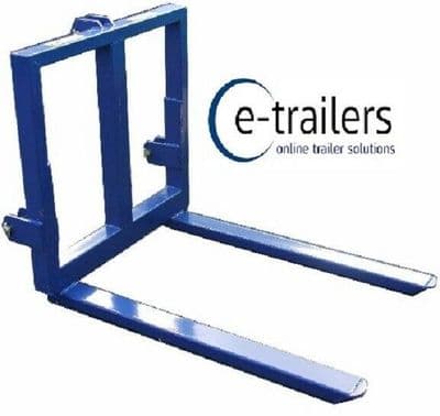 Tractor Pallet Forks Attachment for 3 Point Linkage -Hay Bale Mover -1000kg max