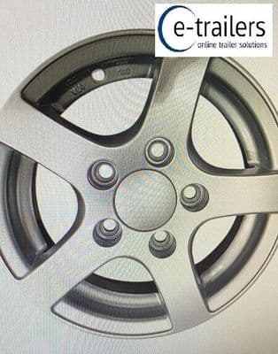 Trailer Alloy Wheel 4.5Jx12 5 stud 112mm PCD Offset ET 20- fits Brian James