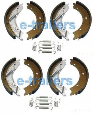 TRAILER BRAKE SHOES 250 x 40 FITS KNOTT IFOR WILLIAMS BRIAN JAMES 10