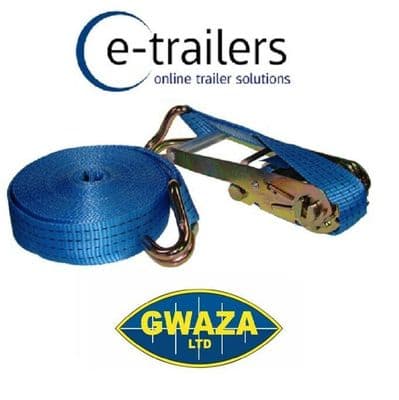 Trailer & Car Ratchet Web Strap Load Binder 4.5m x 25mm -Safe Load 750Kg Max 1500kg GWAZA 867