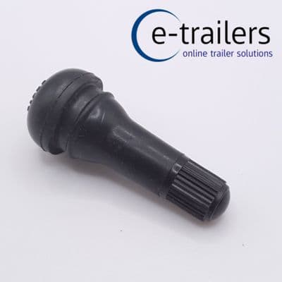 Trailer & Car TR413 Premium Metal Core Tubeless Snap In Tyre Valve & cap - 43mm Overall Length
