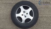 TRAILER CARAVAN TYRE 165xR13C Kenda ON 5Jx13 4 Stud 100mm Alloy Trailer Wheel - HOBBY CARAVAN ALLOY Shetland Islands Orkney Islands Caithness Sutherland Ross & Cromarty Inverness-shire Nairnshire Morayshire Banffshire Aberdeenshire Kincardineshire Angus (Forfarshire) Perthshire Argyllshire Fife Kinross-shire Clackmannanshire Stirlingshire Dunbartonshire East Lothian Midlothian West Lothian Renfrewshire Buteshire Berwickshire Selkirkshire Peebles-shire Lanarkshire Ayrshire Northumberland Roxburghshire Dumfries-shire Kirkcudbrightshire Wigtownshire Tyne & Wear Durham Cumbria North Yorkshire East Riding of Yorkshire West Yorkshire Lancashire Greater Manchester Merseyside Lincolnshire Nottinghamshire South Yorkshire Derbyshire Cheshire Flintshire Denbighshire Anglesey Caernarvonshire Rutland Leicestershire Staffordshire Shropshire Montgomeryshire Merionethshire Norfolk West Midlands Suffolk Cambridgeshire Bedfordshire Northamptonshire Warwickshire Worcestershire Herefordshire Radnorshire Cardiganshire Essex Hertfordshire Buckinghamshire Oxfordshire Gloucestershire Monmouthshire Breconshire Glamorgan Carmarthenshire Pembrokeshire Kent Greater London Surrey Berkshire Wiltshire Somerset East Sussex West Sussex Hampshire Dorset Devon Cornwall Antrim Derry / Londonderry Down Armagh Tyrone Fermanagh Launceston Plymouth Turro Penzance St Austell Exmouth Salcombe Totnes Bournemouth Southampton Cardiff Manchester Liverpool Glasgow inverness Looe Liskeard Bodmin Trailer SBS Mersea Admiral Extreme Bramber Nicholson Nugent Ifor Williams Indespension Wessex Lorries Erde Daxara