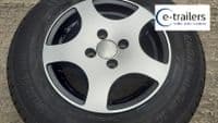 TRAILER CARAVAN TYRE 165xR13C Kenda ON 5Jx13 4 Stud 100mm Alloy Trailer Wheel - HOBBY CARAVAN ALLOY Shetland Islands Orkney Islands Caithness Sutherland Ross & Cromarty Inverness-shire Nairnshire Morayshire Banffshire Aberdeenshire Kincardineshire Angus (Forfarshire) Perthshire Argyllshire Fife Kinross-shire Clackmannanshire Stirlingshire Dunbartonshire East Lothian Midlothian West Lothian Renfrewshire Buteshire Berwickshire Selkirkshire Peebles-shire Lanarkshire Ayrshire Northumberland Roxburghshire Dumfries-shire Kirkcudbrightshire Wigtownshire Tyne & Wear Durham Cumbria North Yorkshire East Riding of Yorkshire West Yorkshire Lancashire Greater Manchester Merseyside Lincolnshire Nottinghamshire South Yorkshire Derbyshire Cheshire Flintshire Denbighshire Anglesey Caernarvonshire Rutland Leicestershire Staffordshire Shropshire Montgomeryshire Merionethshire Norfolk West Midlands Suffolk Cambridgeshire Bedfordshire Northamptonshire Warwickshire Worcestershire Herefordshire Radnorshire Cardiganshire Essex Hertfordshire Buckinghamshire Oxfordshire Gloucestershire Monmouthshire Breconshire Glamorgan Carmarthenshire Pembrokeshire Kent Greater London Surrey Berkshire Wiltshire Somerset East Sussex West Sussex Hampshire Dorset Devon Cornwall Antrim Derry / Londonderry Down Armagh Tyrone Fermanagh Launceston Plymouth Turro Penzance St Austell Exmouth Salcombe Totnes Bournemouth Southampton Cardiff Manchester Liverpool Glasgow inverness Looe Liskeard Bodmin Trailer SBS Mersea Admiral Extreme Bramber Nicholson Nugent Ifor Williams Indespension Wessex Lorries Erde Daxara