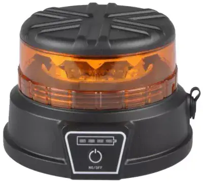 WIRELESS REMOTE FOB ACTIVATED LED Beacon Warning Light Rechargeable Magnetic IP65 Rated