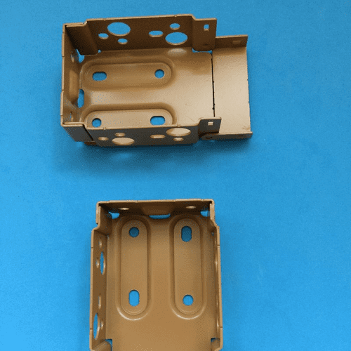 1 PAIR VENETIAN BOX BRACKETS FOR 60MM X 43MM TOP BOX DARK PINE