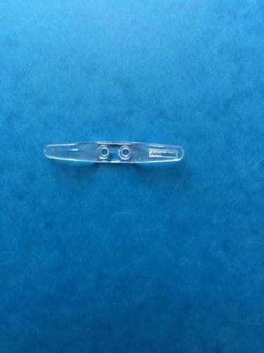 2 x CLEAR CHILD-SAFE CLEAT - SUITABLE FOR VENETIAN & CORDED ROLLER AND ROMAN BLINDS