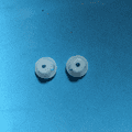 PAIR OF  SLIMLINE VENETIAN ALUMINIUM BLIND TAPE LOCK BUTTON FOR CORD IN BOTTOM RAIL