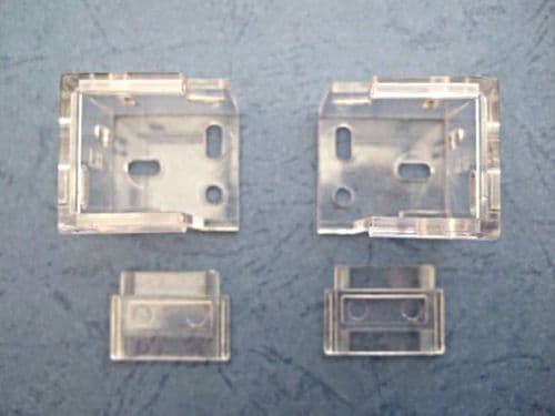 VENETIAN BLIND BOX BRACKET TO FIT 25MM X 25MM TOP BOX. UNIVERSAL FIX. 1 PAIR