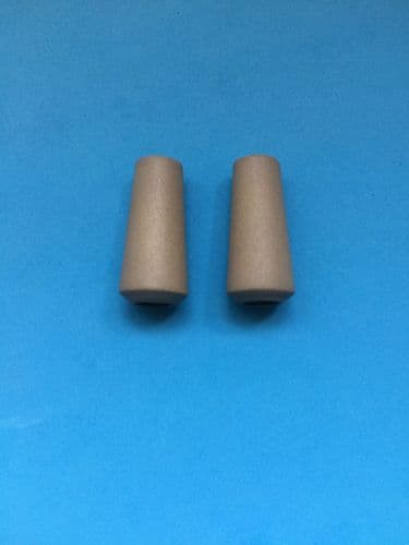 WOODEN VENETIAN TOGGLES - PAIR -RUSTIC GREY