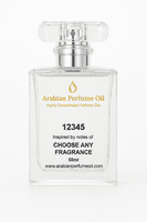 One 50ml Perfume Spray in a Glass Bottle