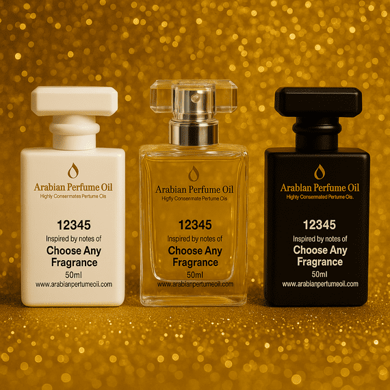 One 50ml Perfume Spray in a Glass Bottle