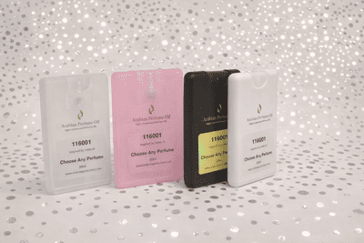 Pocket Perfume - 20ml of Extrait Strength Spray in a Pocket Sized Slimline Lightweight Case