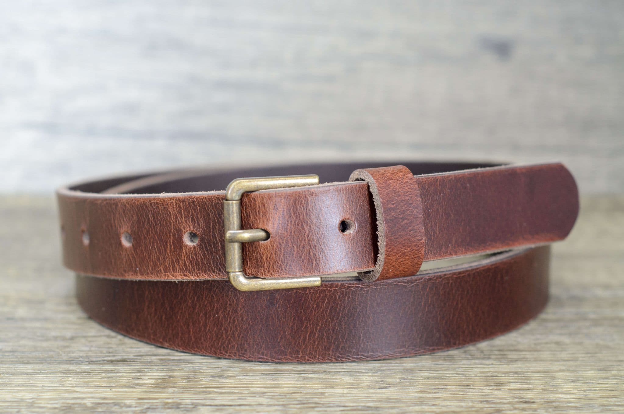 thumbnail image 2 of Andrew Italian Leather Dress Belt - Genuine Calfskin 1-1/8" Width 2 of 14