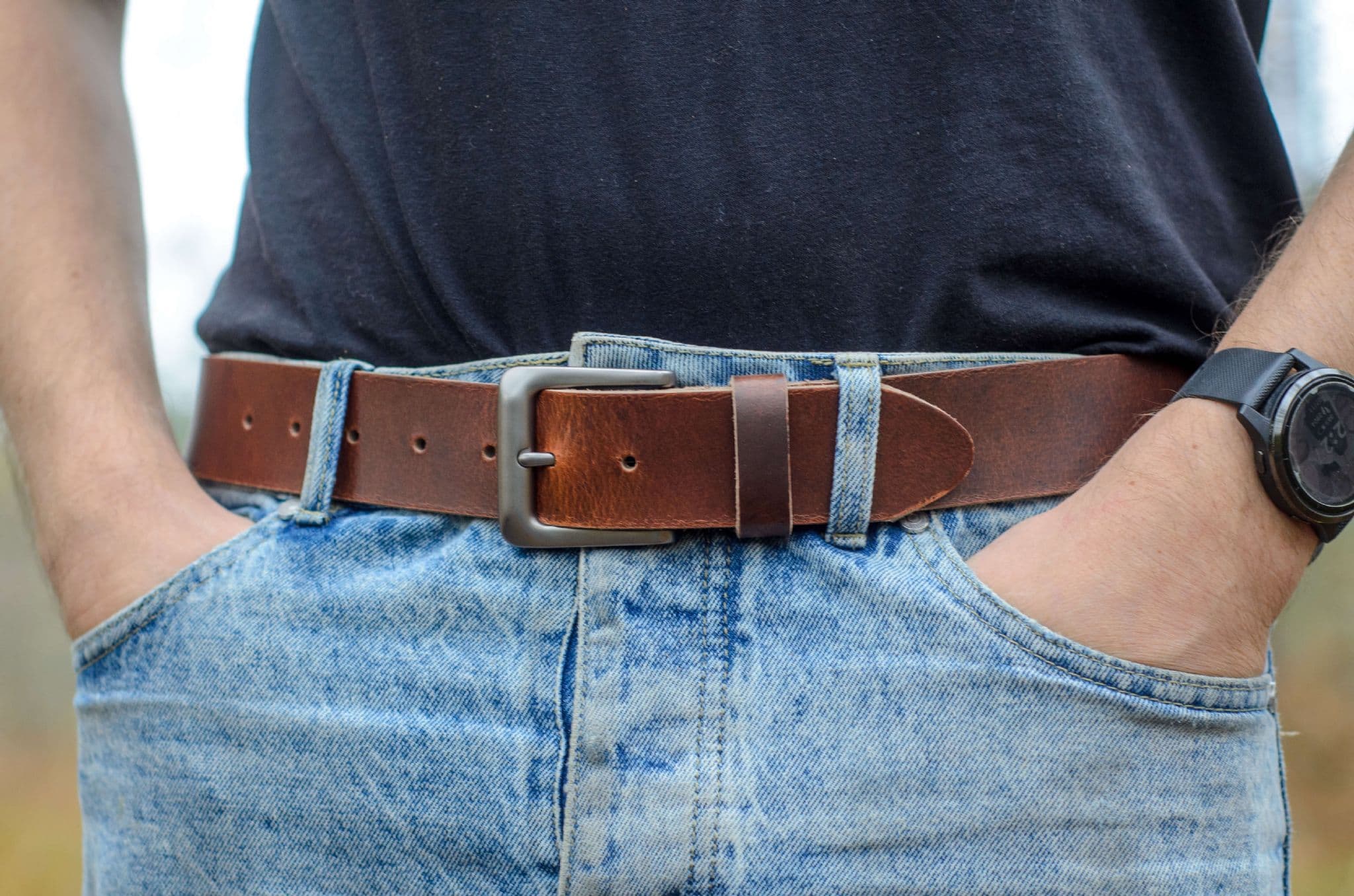 Brown Leather Leather Belts For Jeans Mens 40mm Mens Real Leather