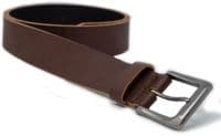 40mm Mens Real Leather Belt - Brown