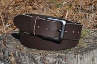 40mm Mens Real Leather Belt - Brown