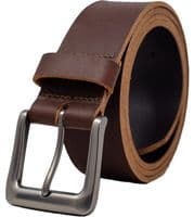 40mm Mens Real Leather Belt - Brown