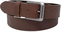 40mm Mens Real Leather Belt - Brown