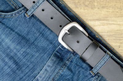 Black Mens Leather Belts