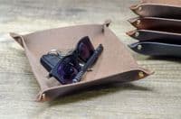 Leather Key Tray, Catchall Tray, Dice Tray