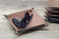 Leather Key Tray, Catchall Tray, Dice Tray