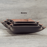 Leather Key Tray, Catchall Tray, Dice Tray