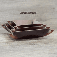 Leather Key Tray, Catchall Tray, Dice Tray