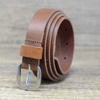 Womens Tan Leather Belts