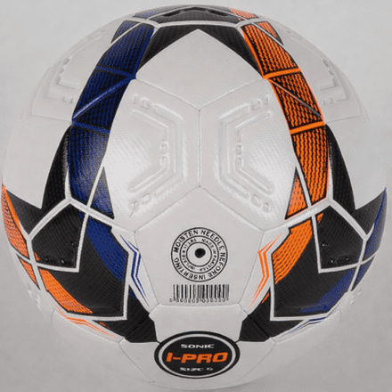 I-Pro Sonic Football White / Orange / Black / Blue 2025 Design Size 3