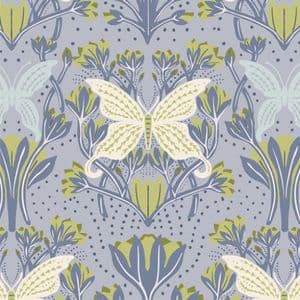 AGF Fresh Linen - Butterfly Reflection Dusk - 100% Cotton Fabric