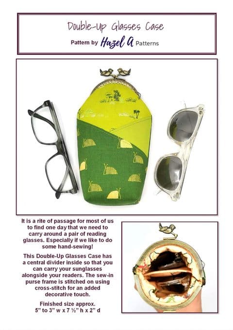 Double-Up Glasses Case PDF Pattern