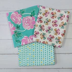 Fabric Stash Pack - Aqua - 100% Cotton Fabric