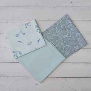Fabric Stash Pack - Light Blue - 100% Cotton Fabric
