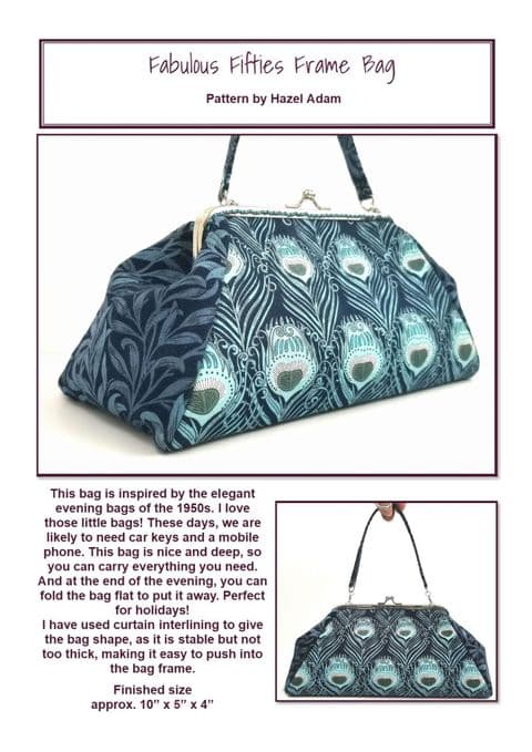 Fabulous Fifties Frame Bag PDF Pattern