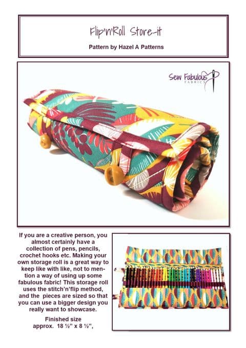 Flip 'n' Roll Store-It PDF Pattern