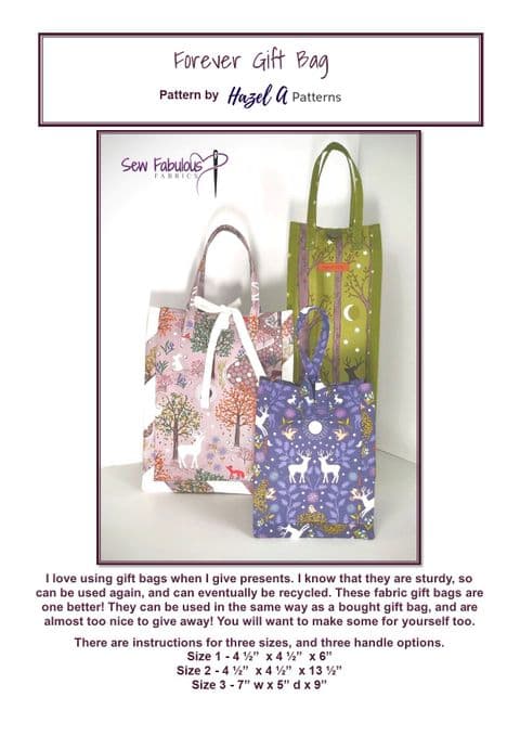 Forever Gift Bag PDF Pattern