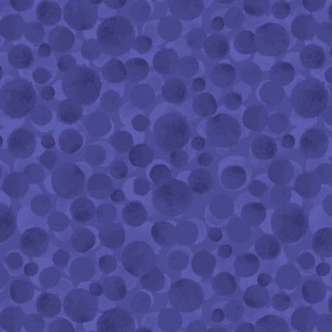 Lewis & Irene Bumbleberries Purple - 100% Cotton Fabric