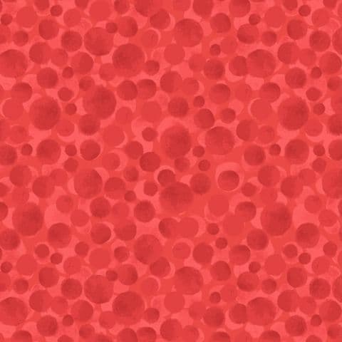 Lewis & Irene Bumbleberries Retro Red BB221 - 100% Cotton Fabric