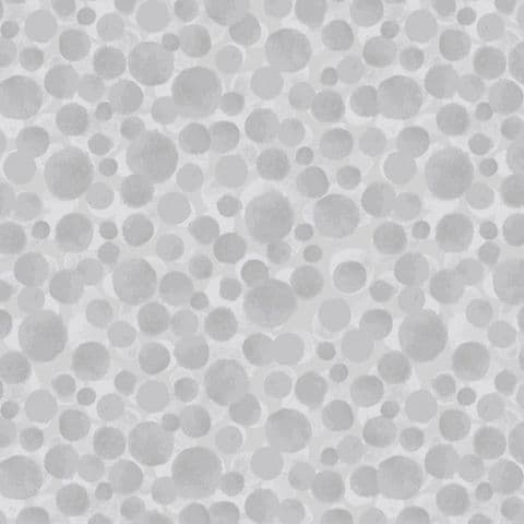 Lewis & Irene Bumbleberries Silver Metallic BB149 - 100% Cotton Fabric