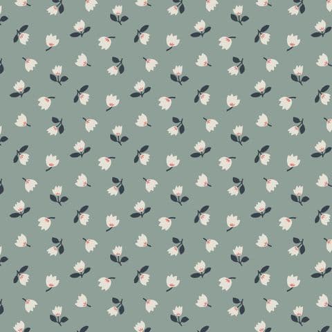 Lewis & Irene Folk Floral - Little Flowers - 100% Cotton Fabric