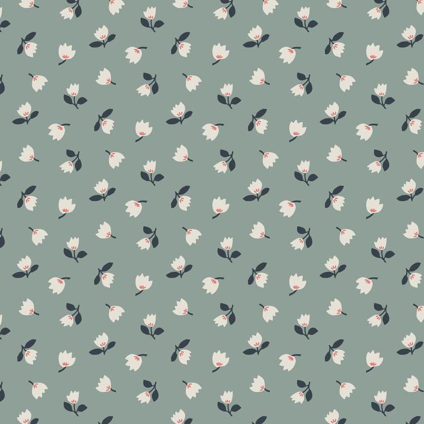 Lewis & Irene Folk Floral - Little Flowers - 100% Cotton Fabric