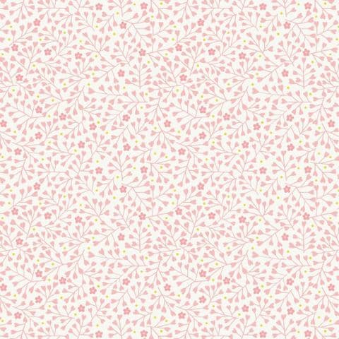 Lewis & Irene Spring Treats - Mini Heart Floral - 100% Cotton Fabric