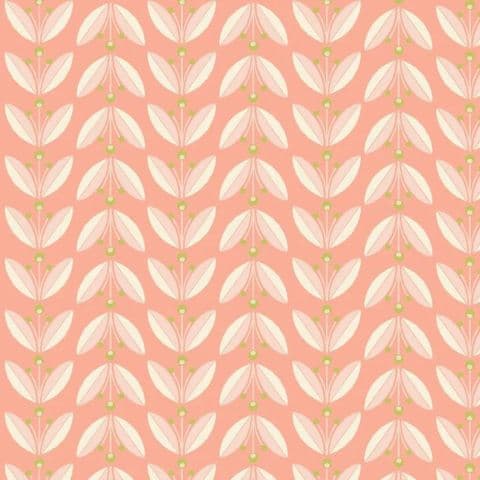 Monaluna Amour Vert - Lingonberries Blush - 100% Cotton Fabric