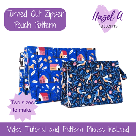 Printed Pattern - Turned Out Zipper Pouch