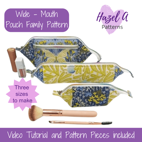 Printed Pattern - Wide-Mouth Pouch Family