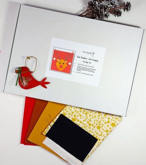 Rudi Reindeer Patchwork Sewing Kit
