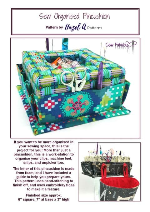 Sew Organised Pincushion PDF Pattern